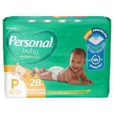 Personal Baby Protect & Sec P – Fralda Descartável Infantil, 28 Unidades