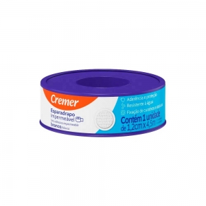 Esparadrapo Impermeável 1,2cm x 4,5m Cremer – Proteção Precisa e Resistente