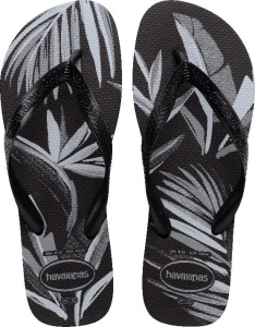 Sandália Havaianas Aloha Preto Cinza 43/44