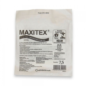 Luva Cirúrgica Estéril com Pó 7,5 - Maxitex
