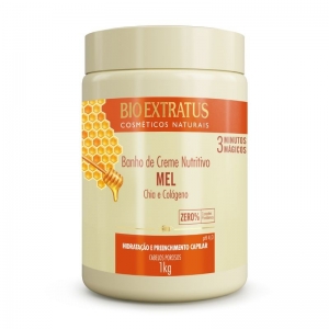 Banho de Creme Bio Extratus Mel 1Kg – Hidratação Profunda e Brilho