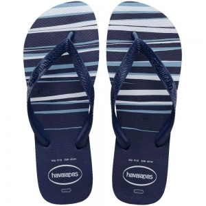 Sandália Havaianas Top Basic Marinho Branco Confortável 43/44