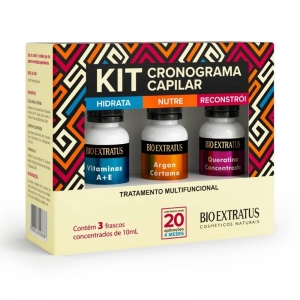 Kit Bio Extratus Cronograma Capilar – Hidrata, Nutre e Reconstrói