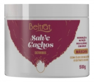 Beltrat Máscara Profissional Salve Cachos Definido 500 g – Hidratação e Definição para Cachos Perfeitos