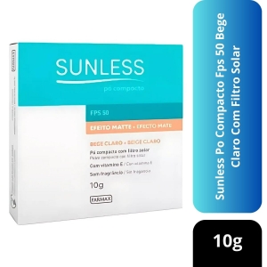 Sunless Po Compacto Fps 50 Bege Claro 10g C/ Filtro Solar