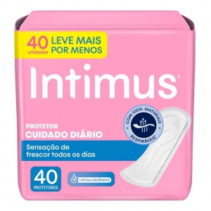 Intimus Days Protetor Diário Sem Abas sem Perfume 40un