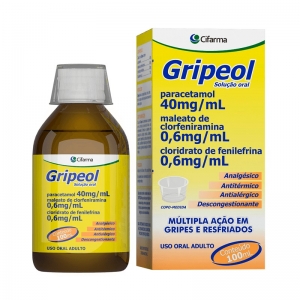 Gripeol 100 ml – Xarope Antigripal Eficaz e Agradável