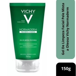 Gel De Limpeza Facial Pele Mista Oleosa Vichy Normaderm 150g