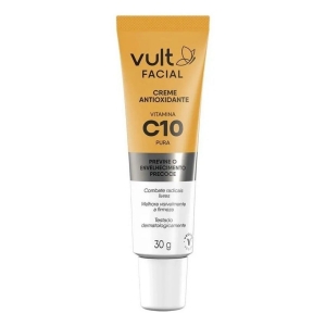 Creme Antioxidante Vitamina C10 Pura Antienvelhecimento Vult