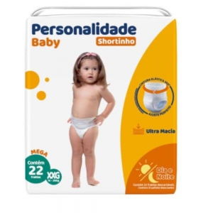 Fralda Personalidade B Shortinho Mega XXG 22 Unidades
