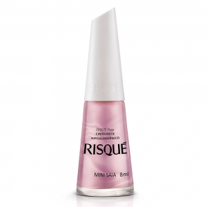 Esmalte Risqué Mini Saia Cintilante 8ml – Elegância em Miniatura