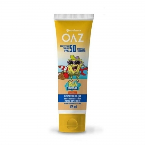 Proteção Divertida – Protetor Solar Oaz Bob Esponja FPS 50 125ml