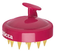 Escova Massageadora de Couro Cabeludo Ricca Shampoo Brush – 1 Unidade