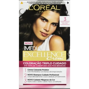 Imédia Excellence Creme 3 Castanho Escuro L\'Oréal Paris