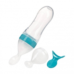 Nuby Colher Dosadora Papinha Azul Prática e Segura