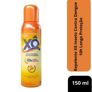 Repelente Xô Inseto Contra Dengue 10h Longa Proteção 150ml