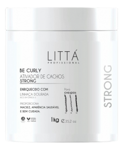 Bela Berê Ativador de Cachos Be Curly Strong 1 L (Littá Profissional) – Definição e Nutrição Profunda