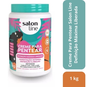 Creme Para Pentear Salon Line Definição Intensa Liberada 1kg
