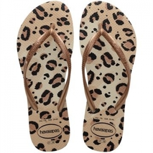 Sandália Havaianas Slim Animals Bege 37/38