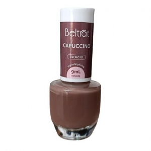 Esmalte Beltrat Cappuccino Cremoso 9 ml – Elegância Neutra em Tom de Café Claro