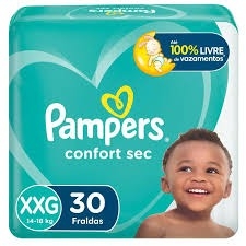 Pampers Confort Sec Mega Tamanho XXG 30 Unidades