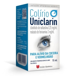 Uniclarin Colírio 15 ml – Alívio Ocular Suave e Prolongado