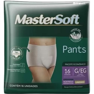 Calça Geriátrica MasterSoft Pants G/EG c/16 Unidades