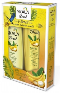 Kit Skala Banana e Bacuri Shampoo + Condicionador 525ml