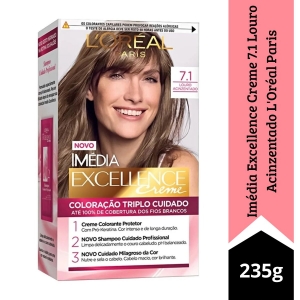 Imédia Excellence Creme 7.1 Louro Acinzentado L\'Oréal Paris