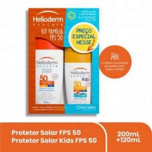 Kit Família Helioderm Suncare FPS 50 2 itens