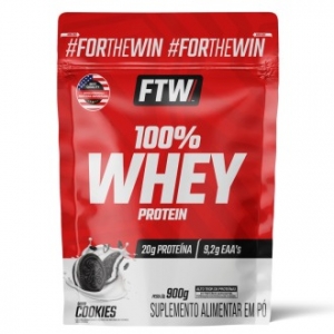 Whey 100% Cookies 900g Refil – FTW