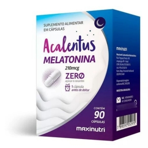 ACALENTUS MAX MELATONINA ZERO ACUCAR 210MCG CAP. FR X 90