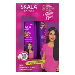 Kit Skala #Mais Lisos Shampoo + Condicionador 525ml