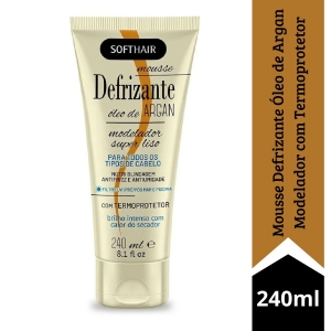 Mousse Defrizante Óleo de Argan Modelador com Termoprotetor