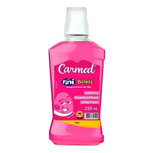 Enxaguante Bucal Anticáries Carmed Beijos Com Flúor 250 ml