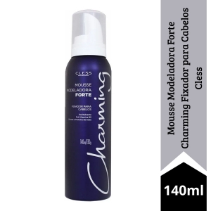 Mousse Modeladora Forte Charming Fixador para Cabelos Cless