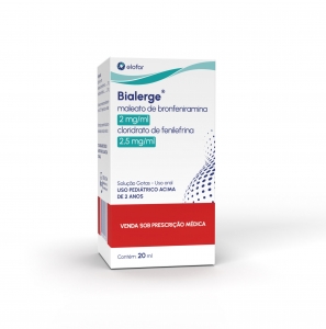 Bialerge Gotas 20 mL Elixir Antialérgico e Descongestionante