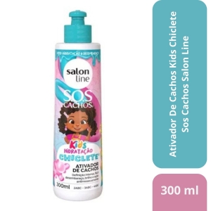 Ativador De Cachos Kids Chiclete Sos Cachos Salon Line 300ml