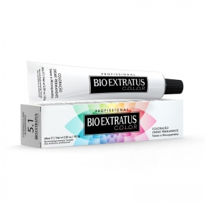 Creme Colorante Bio Extratus Castanho Claro Acinzentado 5.1 — Cobertura e Tom Sofisticado