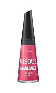 Esmalte Risqué Faço Minhas Mãos em Casa 8ml – Autocuidado com Estilo