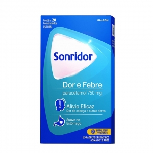 Sonridor Dor e Febre 20 Comprimidos – Alívio Rápido e Eficaz