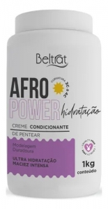 Beltrat Creme de Pentear Hidratação Afro Power 1 kg – Definição e Hidratação para Cabelos Cacheados