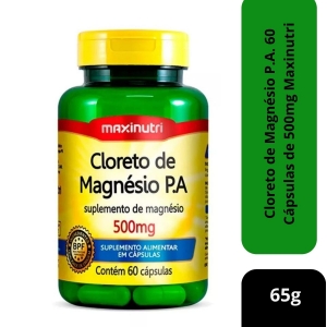 Cloreto Magnesio P.A 500mg 60 cápsulas