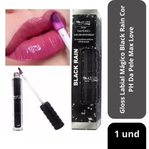 Gloss Labial Mágico Black Rain Cor PH Da Pele Max Love