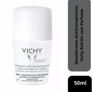 Desodorante Antitranspirante Vichy Roll-On sem Perfume 50ml