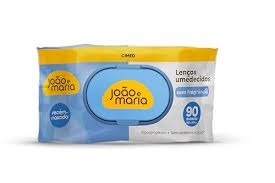 Lenço Umedecido João & Maria RN Sem Fragrância – 90 Unidades