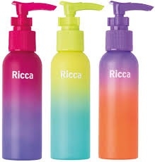 Kit Viagem Ricca – 3 Frascos Degradê 100 ml (Pump/Spray/Tampa)