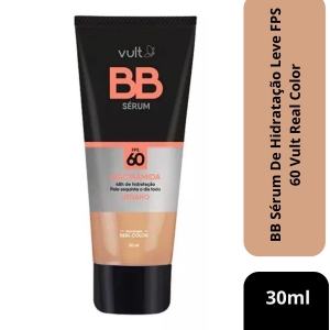 Base BB Sérum De Hidratação Leve FPS 60 Vult Real Color 30ml