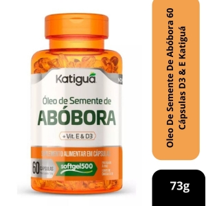 OLEO DE SEMENTE ABOBORA + VITAMINA 500MG 60CAPS Natural 979024