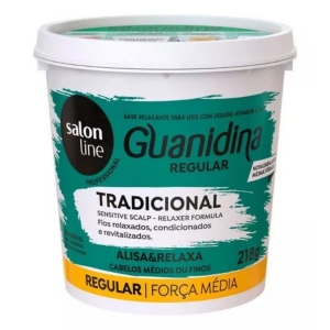 Salon Line Creme Relaxante Guanidina Regular F. Media 218 G